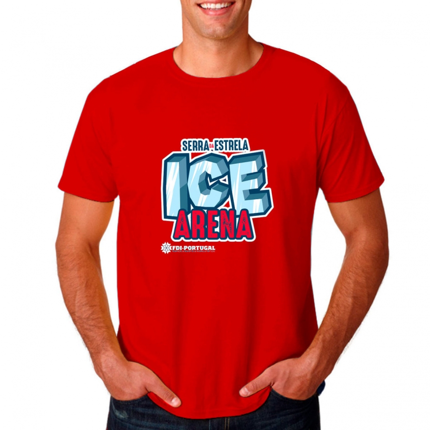 T-shirt manga curta homem Campus - Serra da Estrela Ice Arena