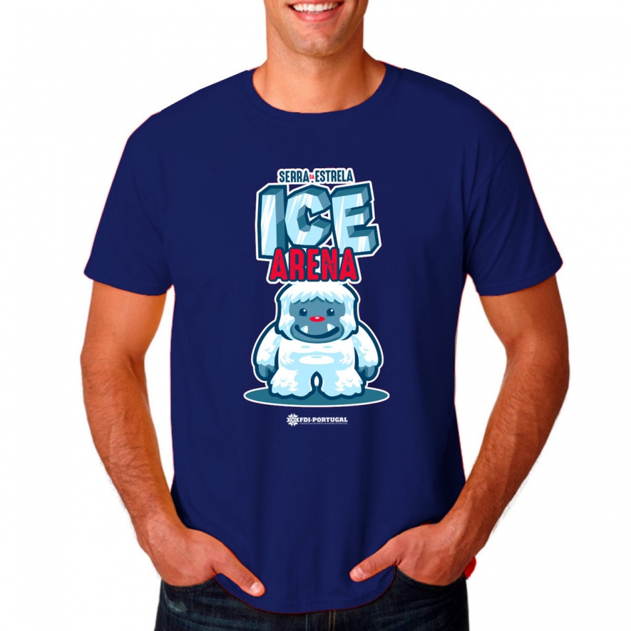 T-shirt manga curta homem Campus - Serra da Estrela Ice Arena